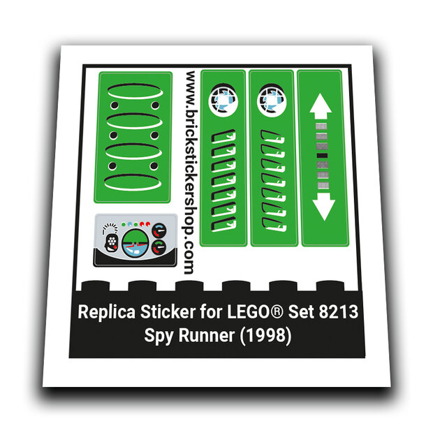Replacement Sticker for Set 8213 - Spy Runner