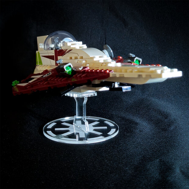 Display Stand for Star Wars - Galactic Republic Emblem (Large - Transparent)