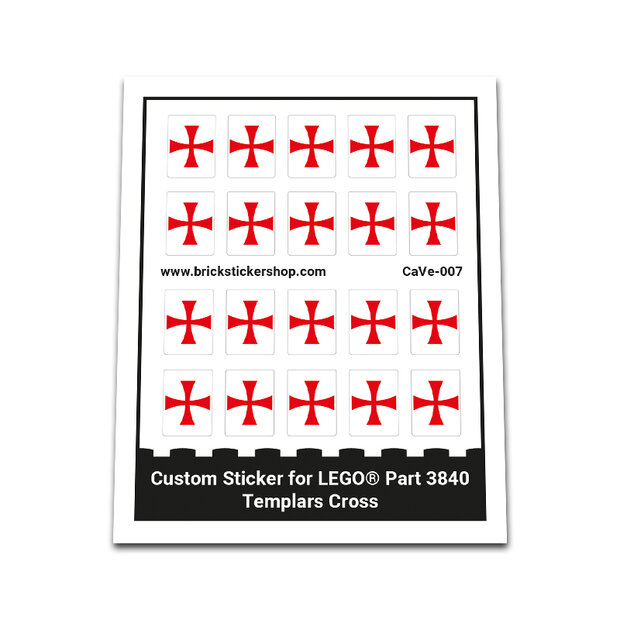 Custom Sticker - Templars Cross Vest