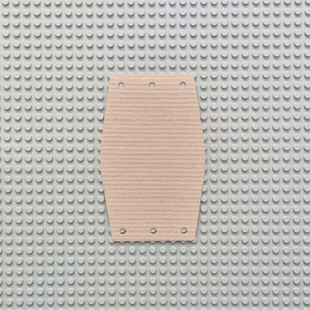 Replica Cloth - Vehicle Roof Wagon with Dark Tan Colour