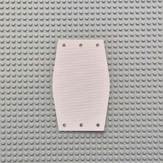 Replica Cloth - Vehicle Roof Wagon met Plain Broken White Colour