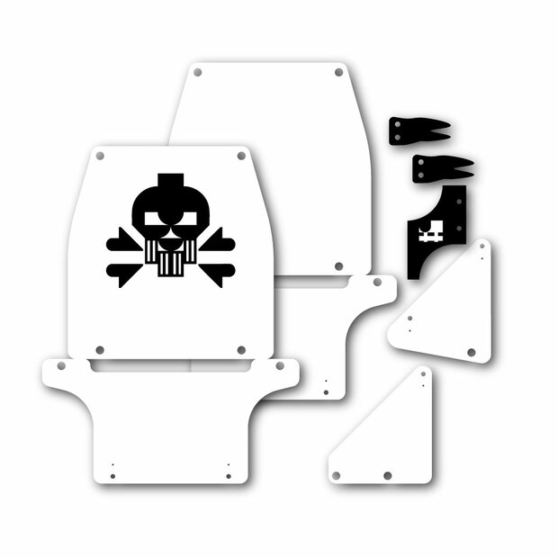 Custom Sailset for Set 31109 with Bricked Skull and Crossbones