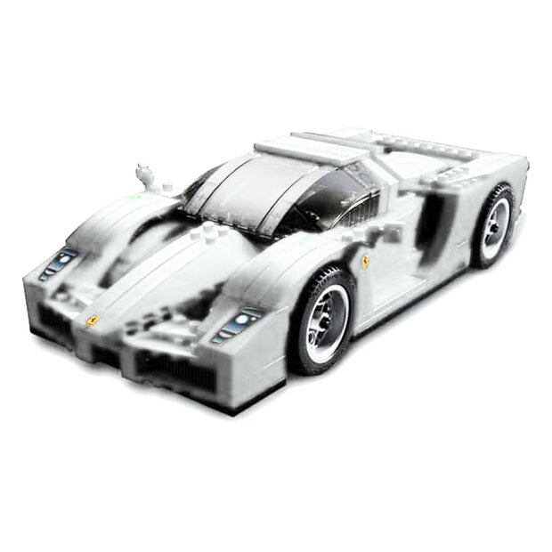Replacement Sticker for Set 8652 - Enzo Ferrari 1:17 (White Version)