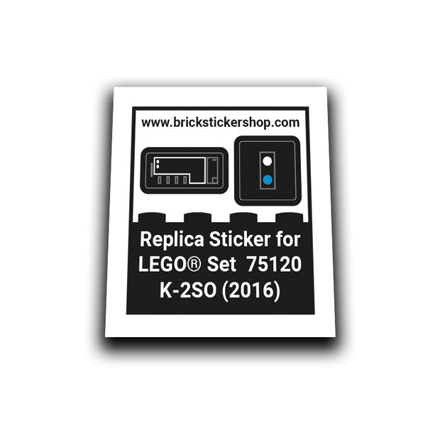 Replacement Sticker for Set 75120 &ndash; K-2SO