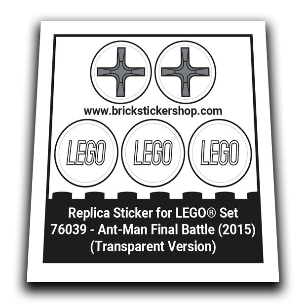 Replacement Sticker for Set 76039 &ndash; Ant-Man Final Battle