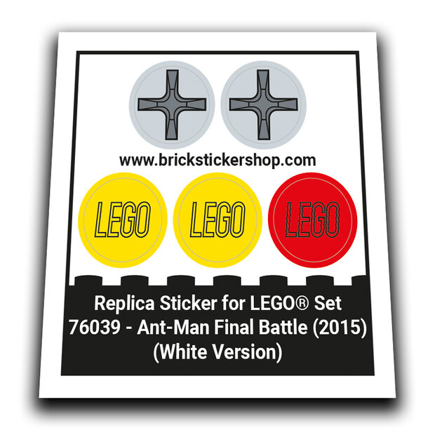 Replacement Sticker for Set 76039 &ndash; Ant-Man Final Battle
