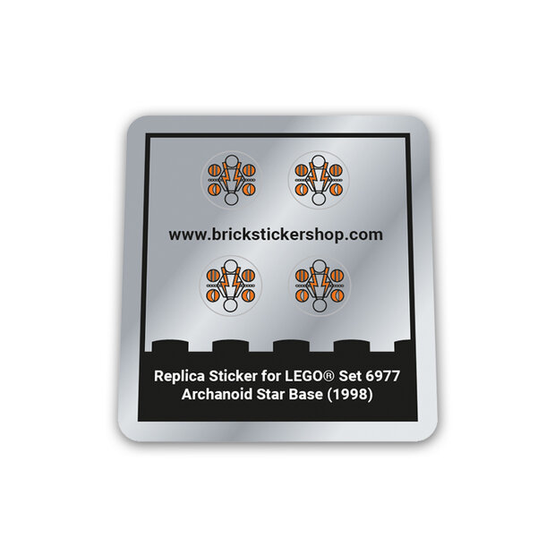 Replacement Sticker for Set 6977 - Arachnoid Star Base