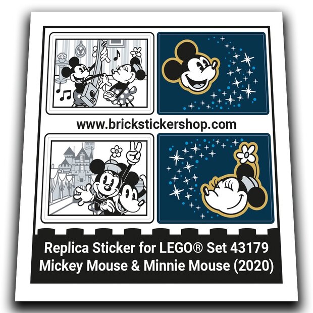 43179 - Mickey Mouse &amp; Minnie Mouse - L0043179 - Afbeelding 1
