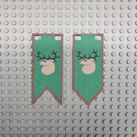 Cloth Banner with Forestmen Deer - CaBa-007 - Afbeelding 1