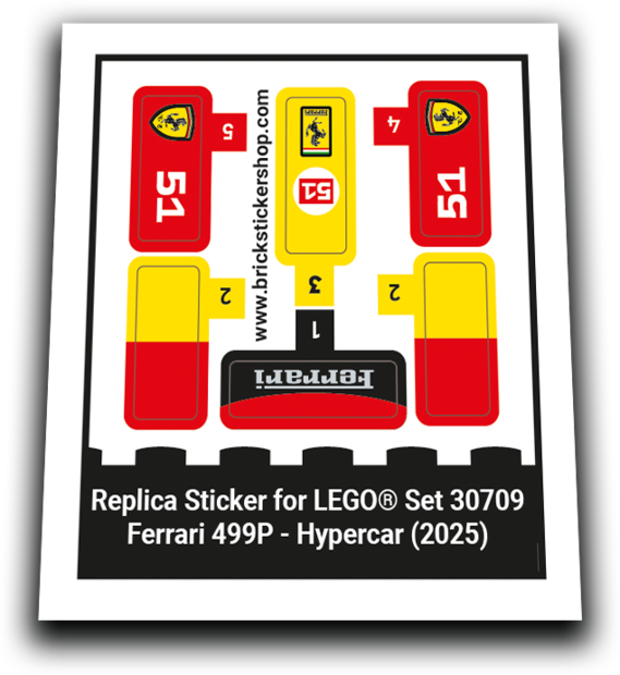 30709 - Ferrari 499P - Hypercar - L0030709 - Afbeelding 1