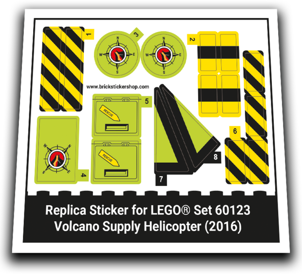 60123 - Volcano Supply Helicopter - L0060123 - Afbeelding 1
