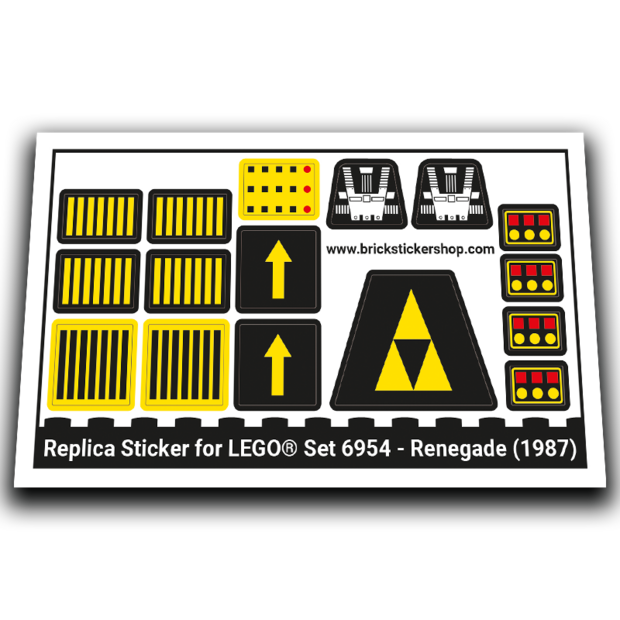 Replacement Sticker for Set 6954 - Renegade