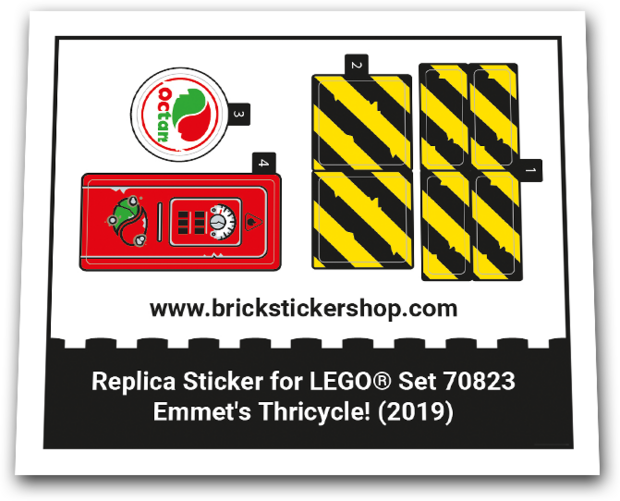 70823 - Emmet's Thricycle! - L0070823 - Afbeelding 1
