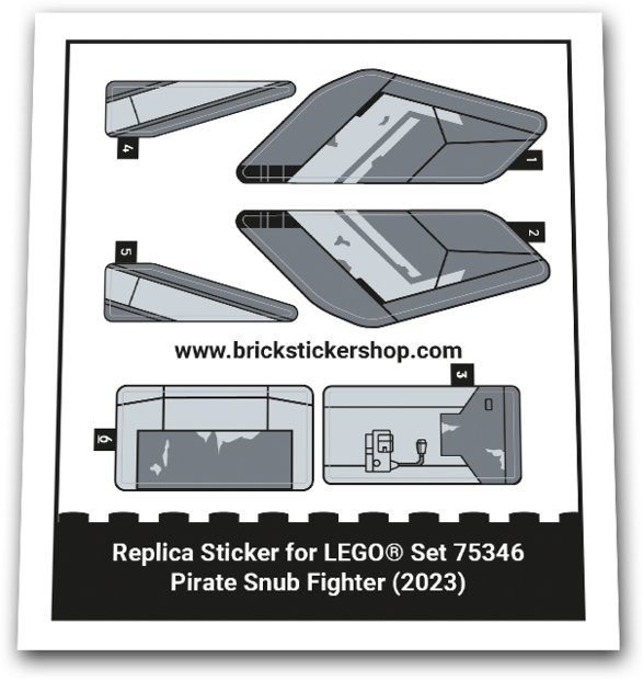 75346 - Pirate Snub Fighter - L0075346 - Afbeelding 1