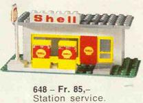 Replacement Sticker for Set 648 - Shell Service Station