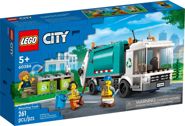 Replacement Sticker for Set 60386 - Recycling Truck