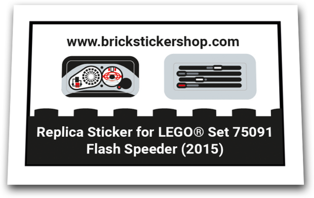 Replacement Sticker for Set 75091 - Flash Speeder