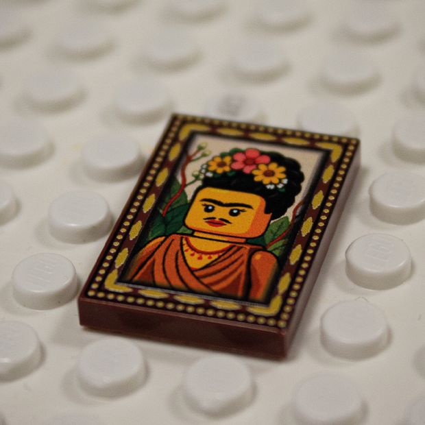 Printed Part - 2X3 Tile - Frida Kahlo Version 1