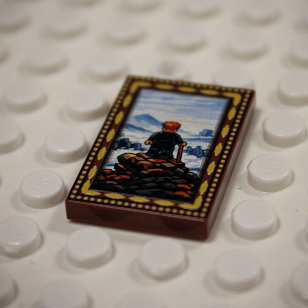 Printed Part - 2X3 Tile - The Wanderer above the Mists