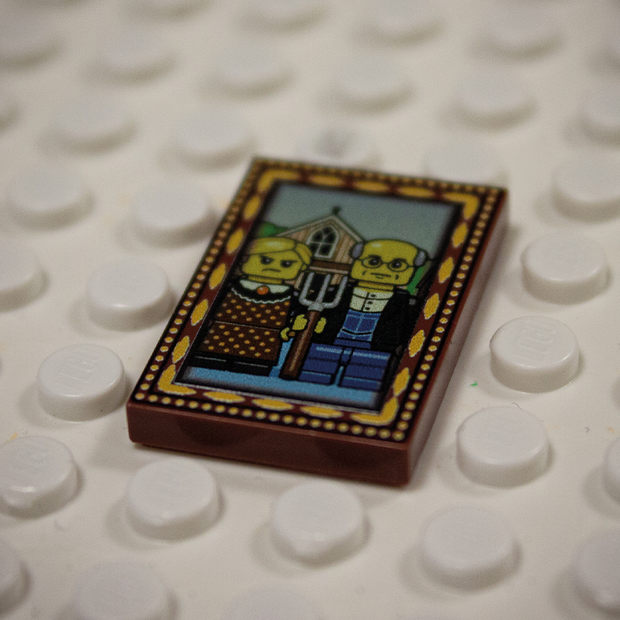 Printed Part - 2X3 Tile - American Gothic