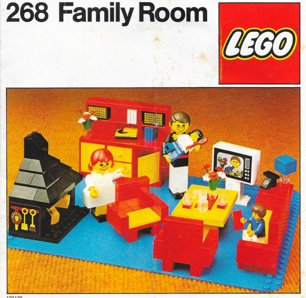 Replacement Sticker for Set 268 - Family Room