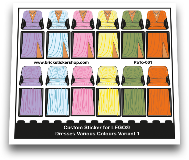 Dresses Various Colours Variant 1 - PaTo-001 - Afbeelding 1