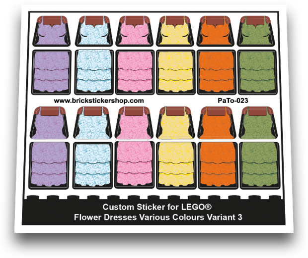Flower Dresses Various Colours Variant 3 - PaTo-023 - Afbeelding 1