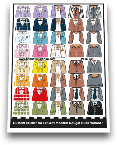 Medium Nougat Suits Variant 1 - PaTo-031 - Afbeelding 1