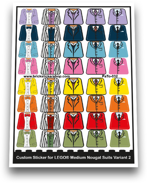 Medium Nougat Suits Variant 2 - PaTo-032 - Afbeelding 1