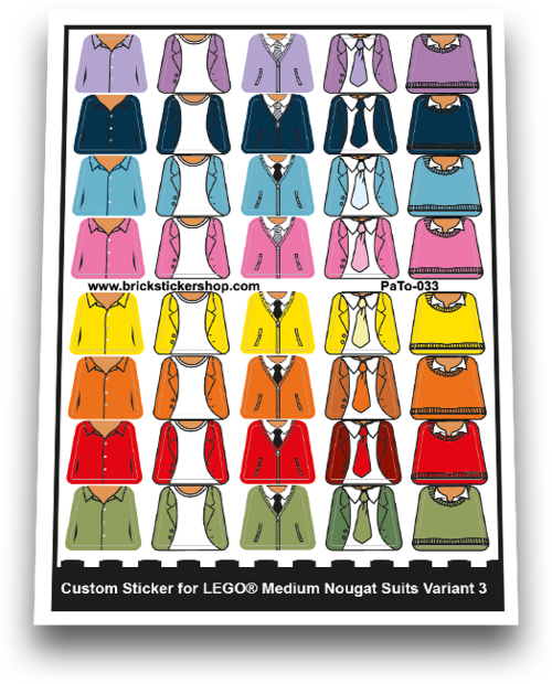 Medium Nougat Suits Variant 3 - PaTo-033 - Afbeelding 1