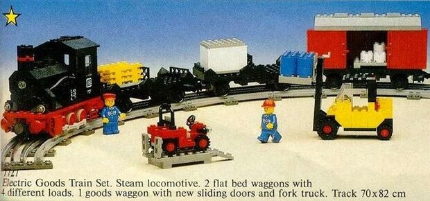 LEGO 7727 - Freight Steam Train