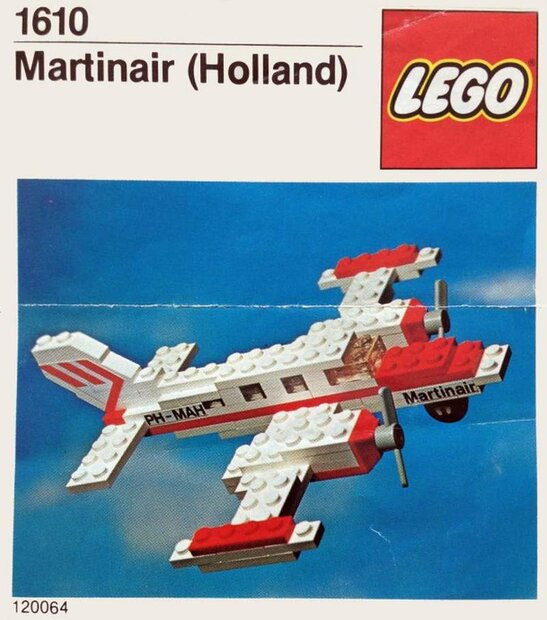 Replica Sticker voor Set 1610 - Martinair Cessna