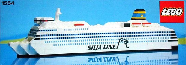 Replica Sticker voor Set 1554 - Silja Line Ferry