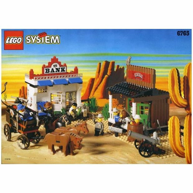 Replica Sticker voor Set 6765 - Gold City Junction