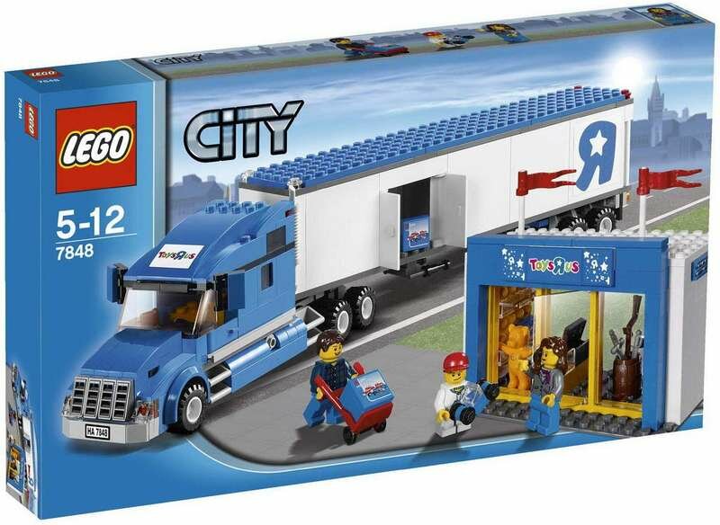 Replica Sticker voor Set 7848 - Toys &#039;R&#039; Us Truck