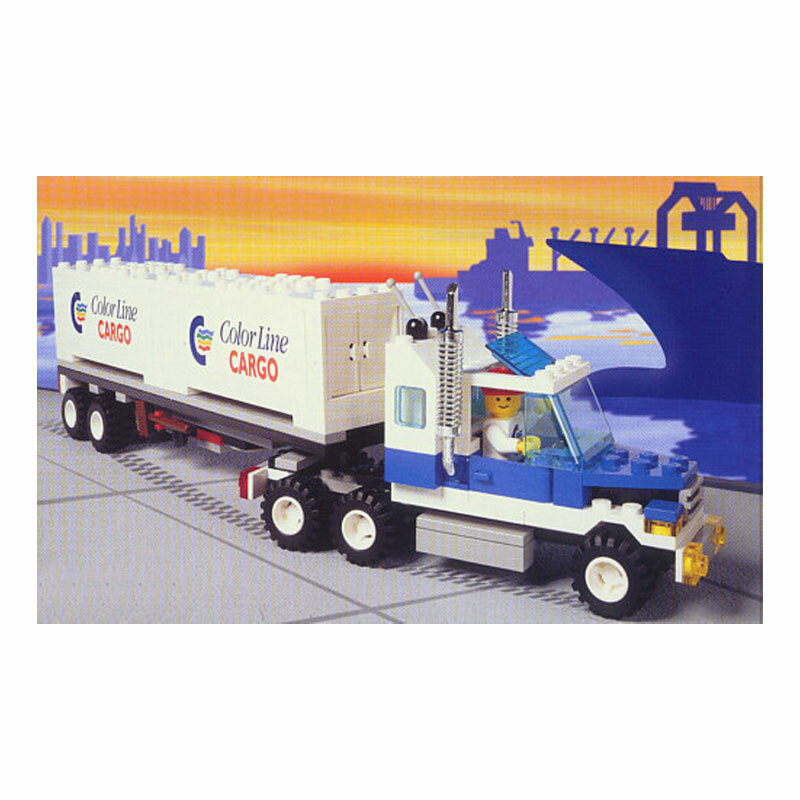 Precut Custom Replacement Stickers for Lego Set 2149 - Color Line Container Lorry (1997)