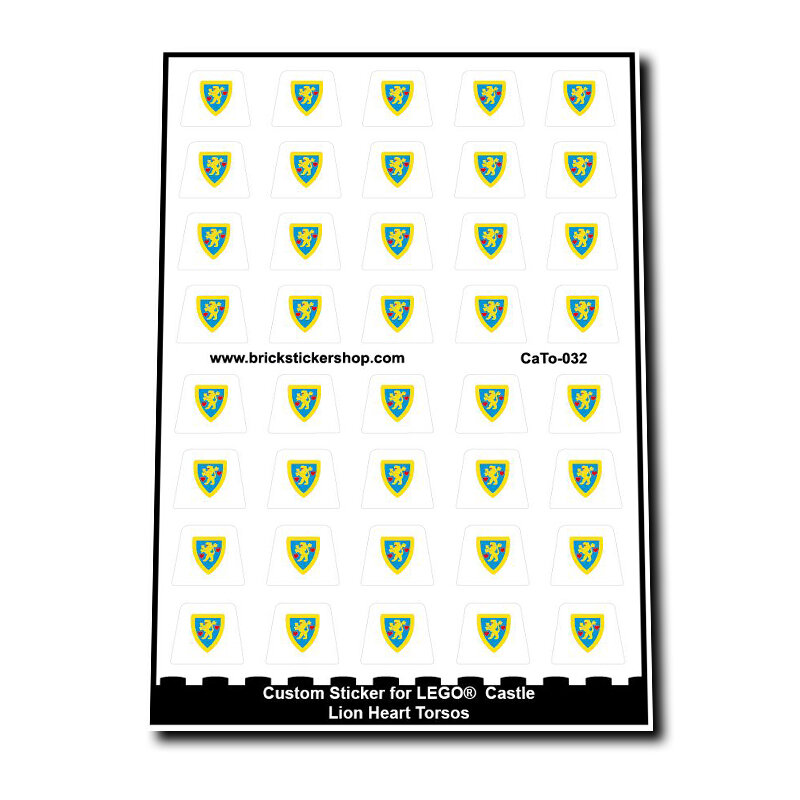 Custom Sticker - Lion Heart Torsos