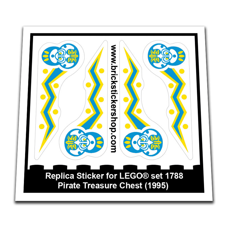 Replacement Sticker for Set 1788 - Pirate Treasure Chest