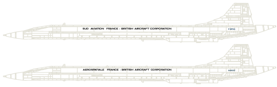 Extra Sticker voor Set 10318 - Concorde (Version 07, Prototype, 1969)