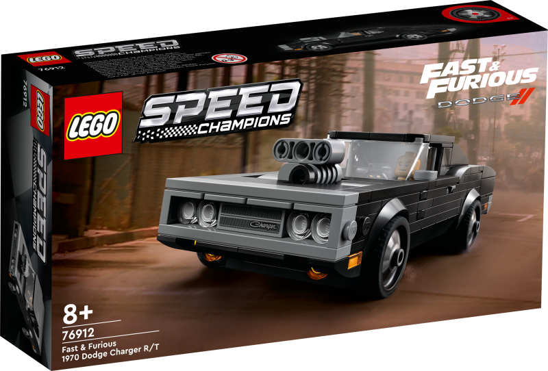 Replica Sticker voor Set 76912 - Fast &amp; Furious 1970 Dodge Charger RT