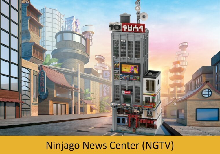 Custom Sticker - Ninjago News Tower by DonnaxNL