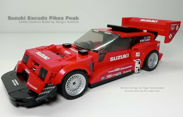 Custom Sticker - Suzuki Escudo Pikes Peak 1998 (Gran Turismo) door Sergio Batista