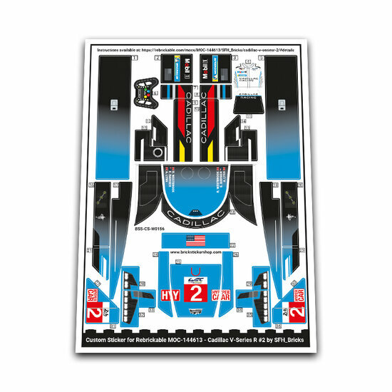 Custom Sticker - Cadillac V-Series R by SFH_Bricks