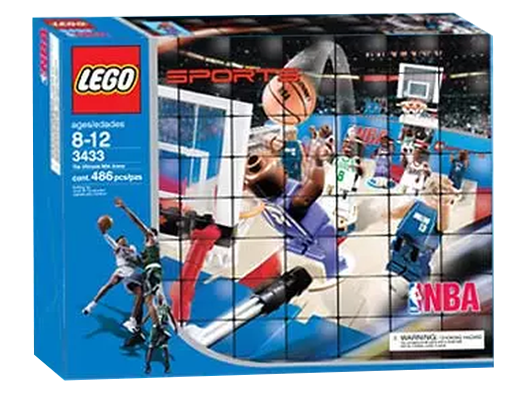 Replica Sticker voor Set 3433 - NBA Ultimate Arena