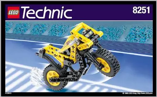 Replica Sticker voor Set 8251 - Sonic Cycle