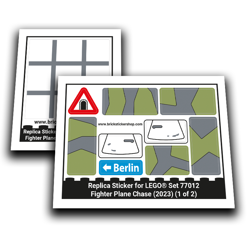 Replacement Sticker for Set 77012 - Fighter Plane Chase