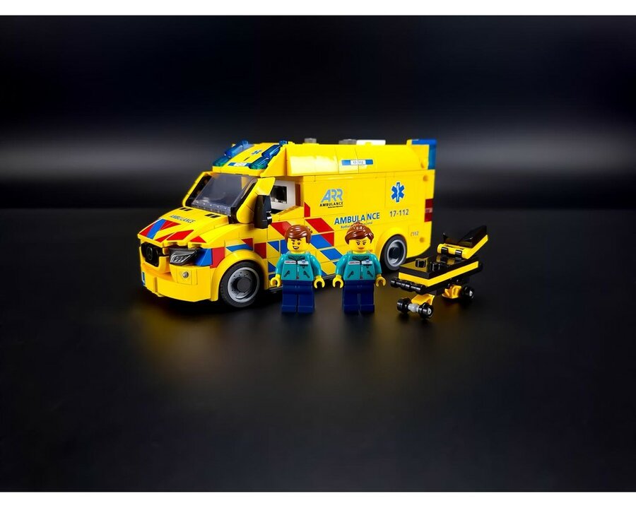 Custom Sticker - Mercedes-Benz Sprinter Dutch ambulance by SFH_Bricks