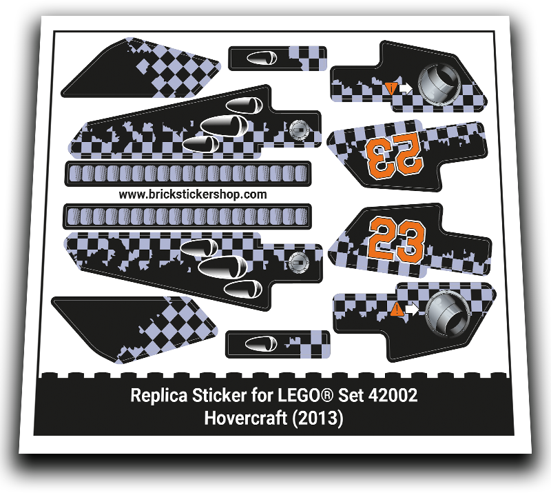 Replacement Sticker for Set 42002 - Hovercraft