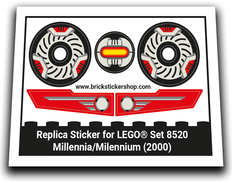 Replacement Sticker for Set 8520 - Millennia-Millennium