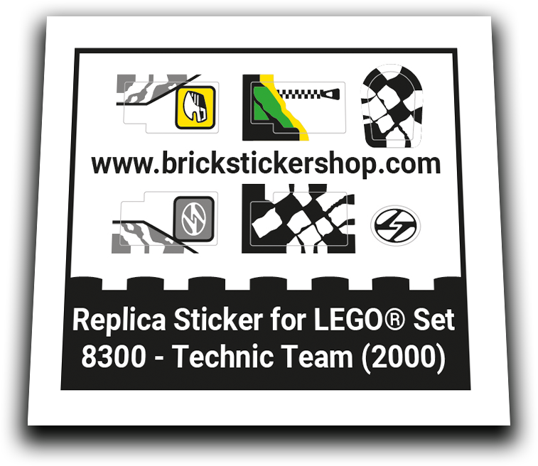 Replacement Sticker for Set 8300 - Technic Team